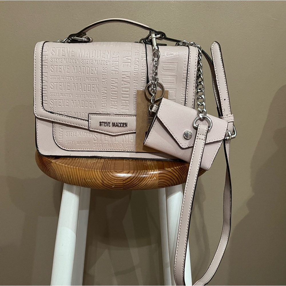 Brand New Steve Madden HTF Bluccas Purse with Card Wallet